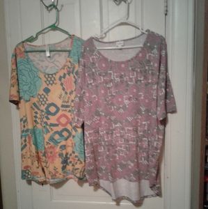 2- LuLaRoe Blouses